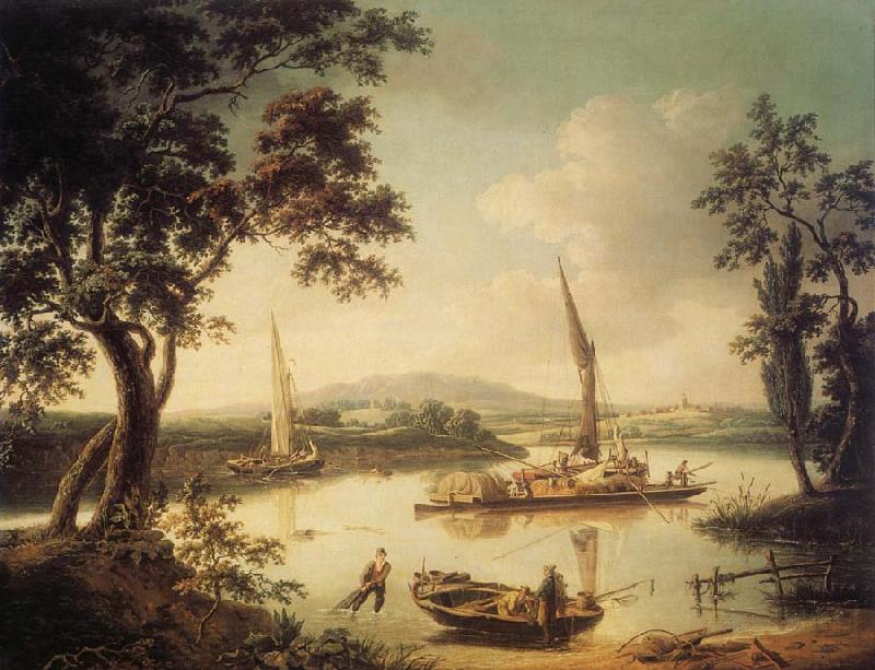 John Thomas Serres The Thames at Shillingford,near Oxford France oil painting art